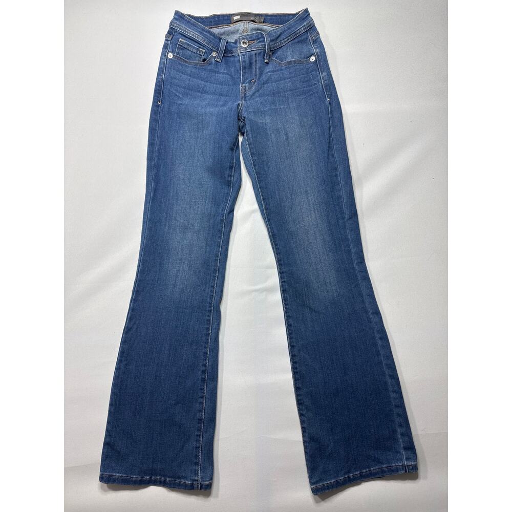 Levi's 529 Women's Curvy Bootcut Blue Jeans - Size 4M - 27x32 (25x31)